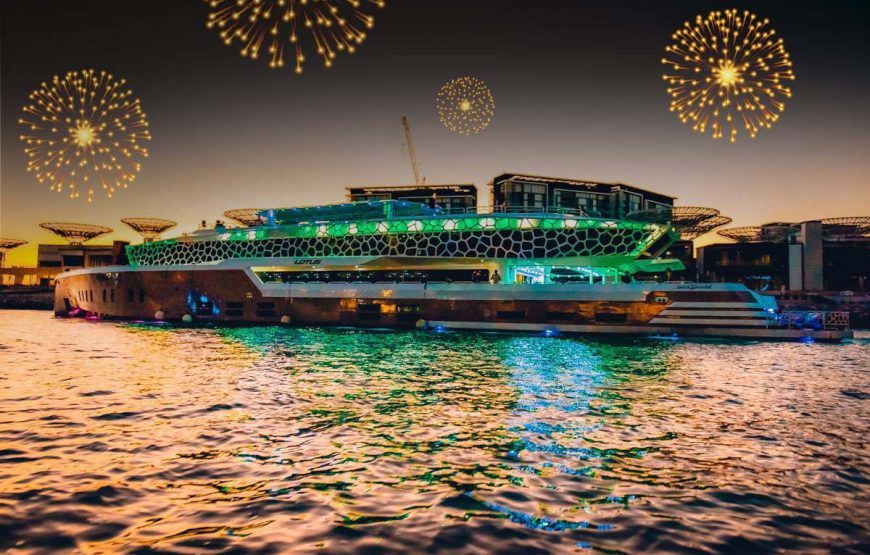 New Year’s Eve 2025 @ Lotus Mega Yacht Cruise, Dubai Marina